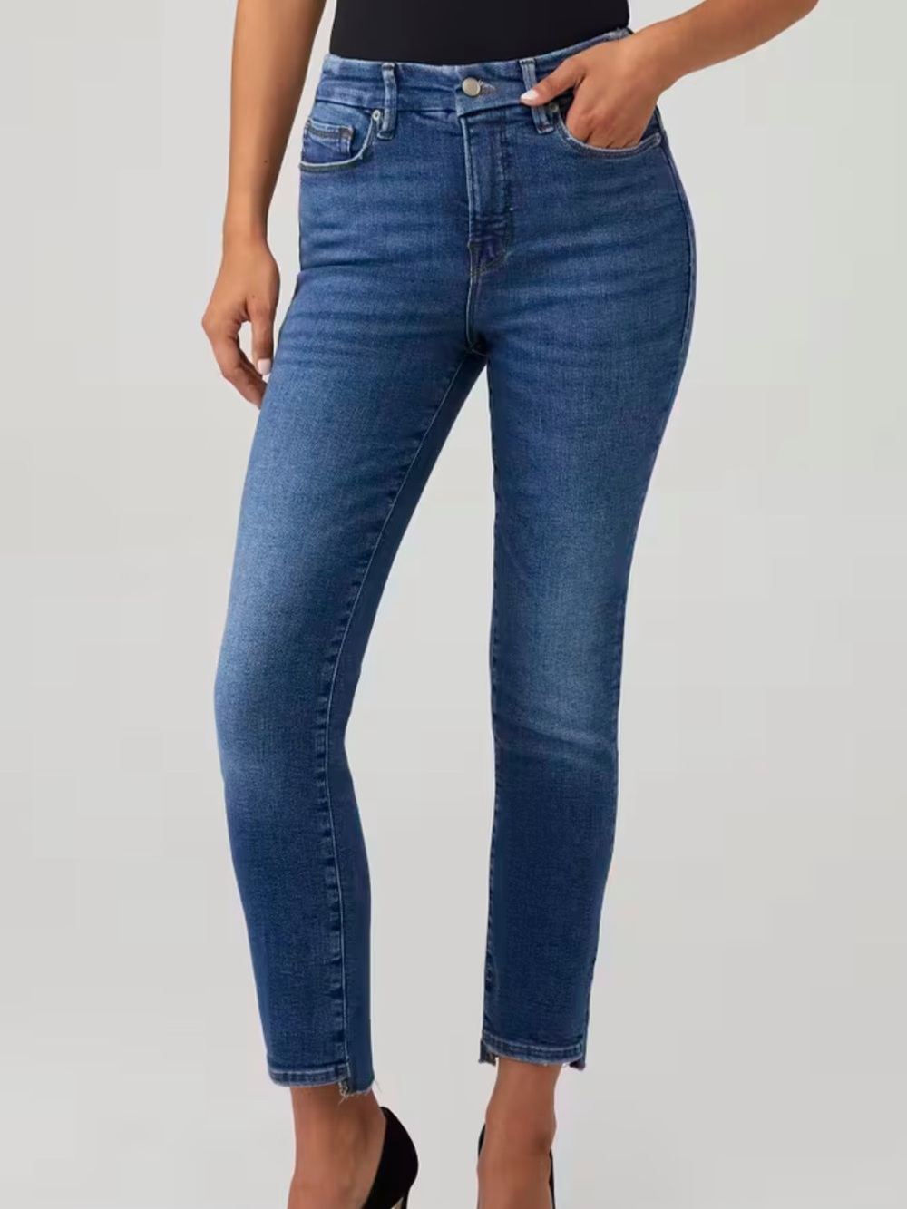 Good American Good Classic Ankle Jeans